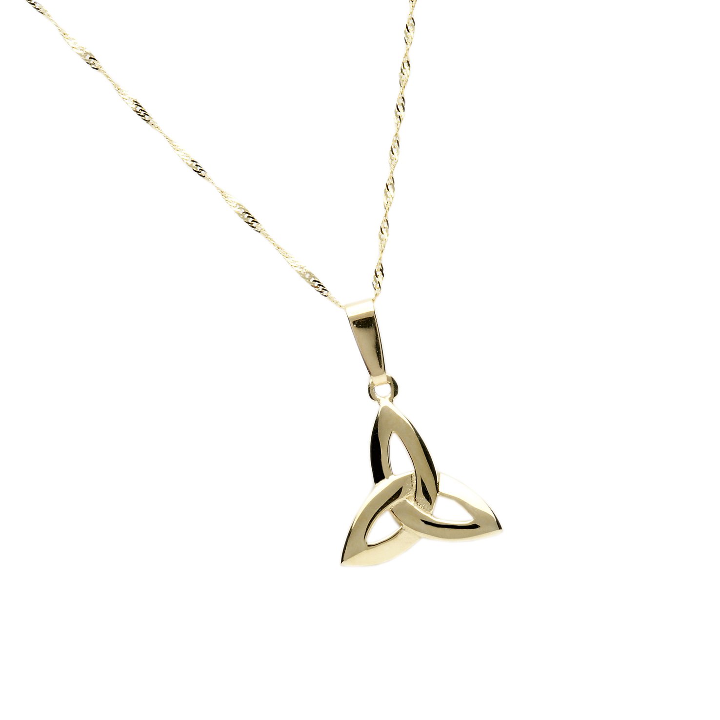 Gold Trinity Knot
